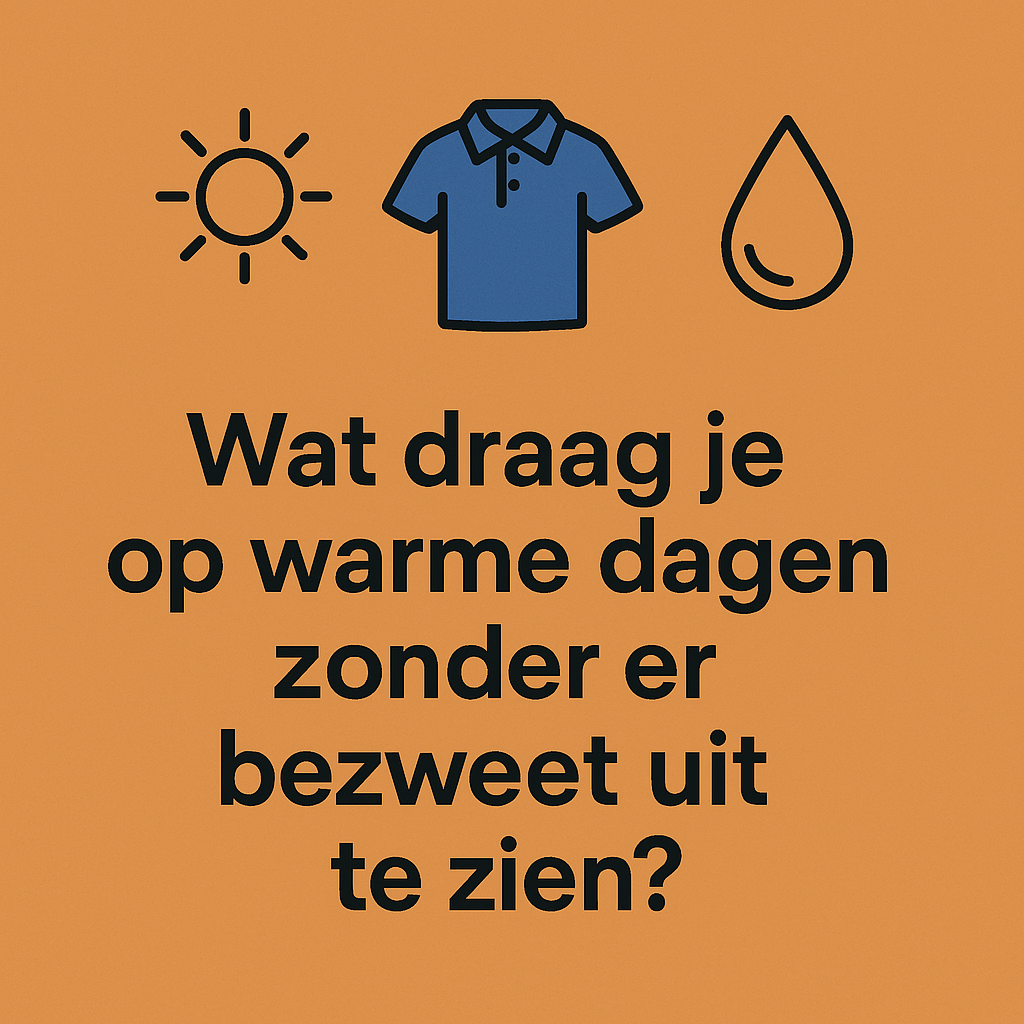 Wat draag je op warme dagen zonder er bezweet uit te zien?
