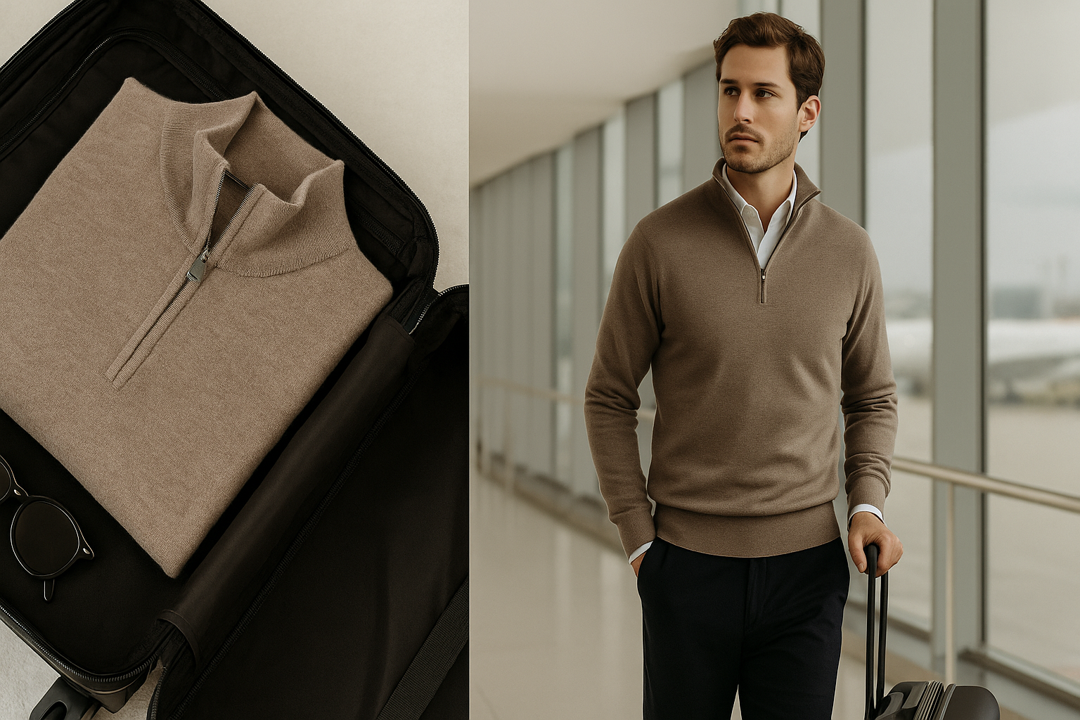 Is cashmere geschikt voor reizen?