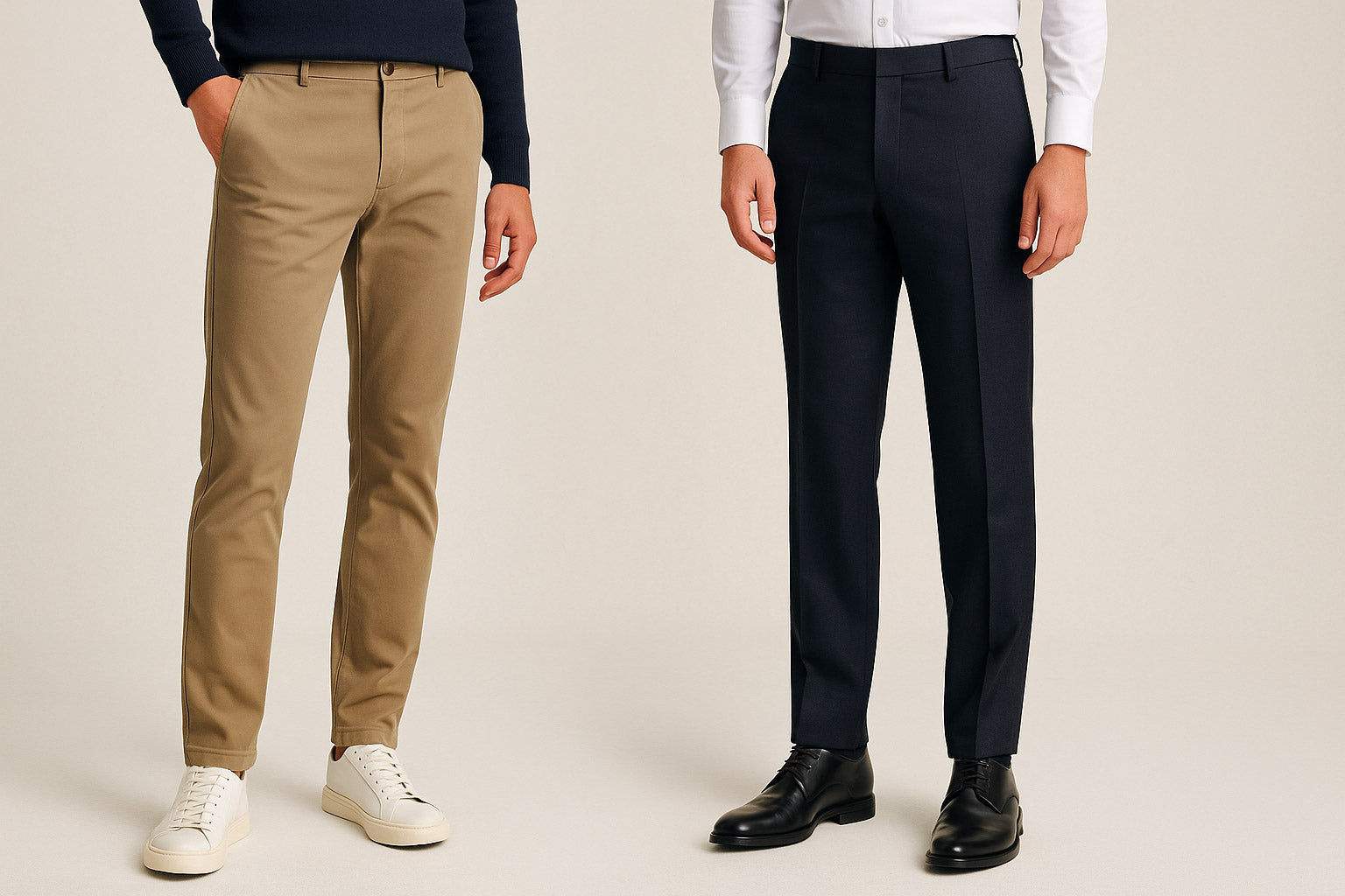 Chino vs. Dress Pants: What's the Difference? Chino vs. Dress Pants: What's the Difference?