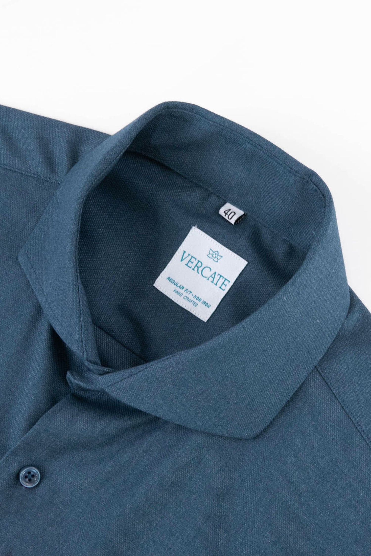 Wrinkle Resistant Shirt - Blue Bamboo
