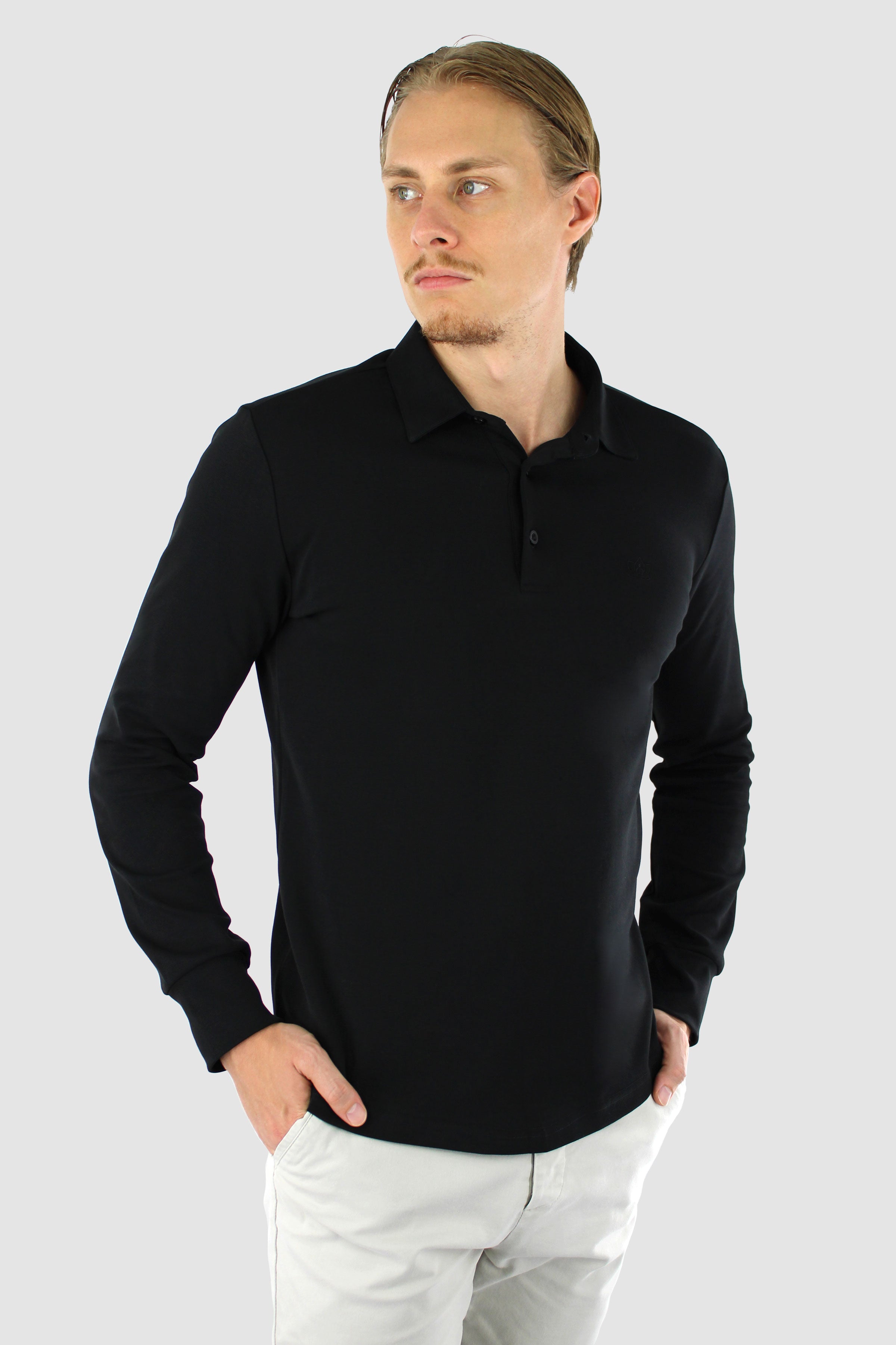 Non Iron Polo Shirt - Black
