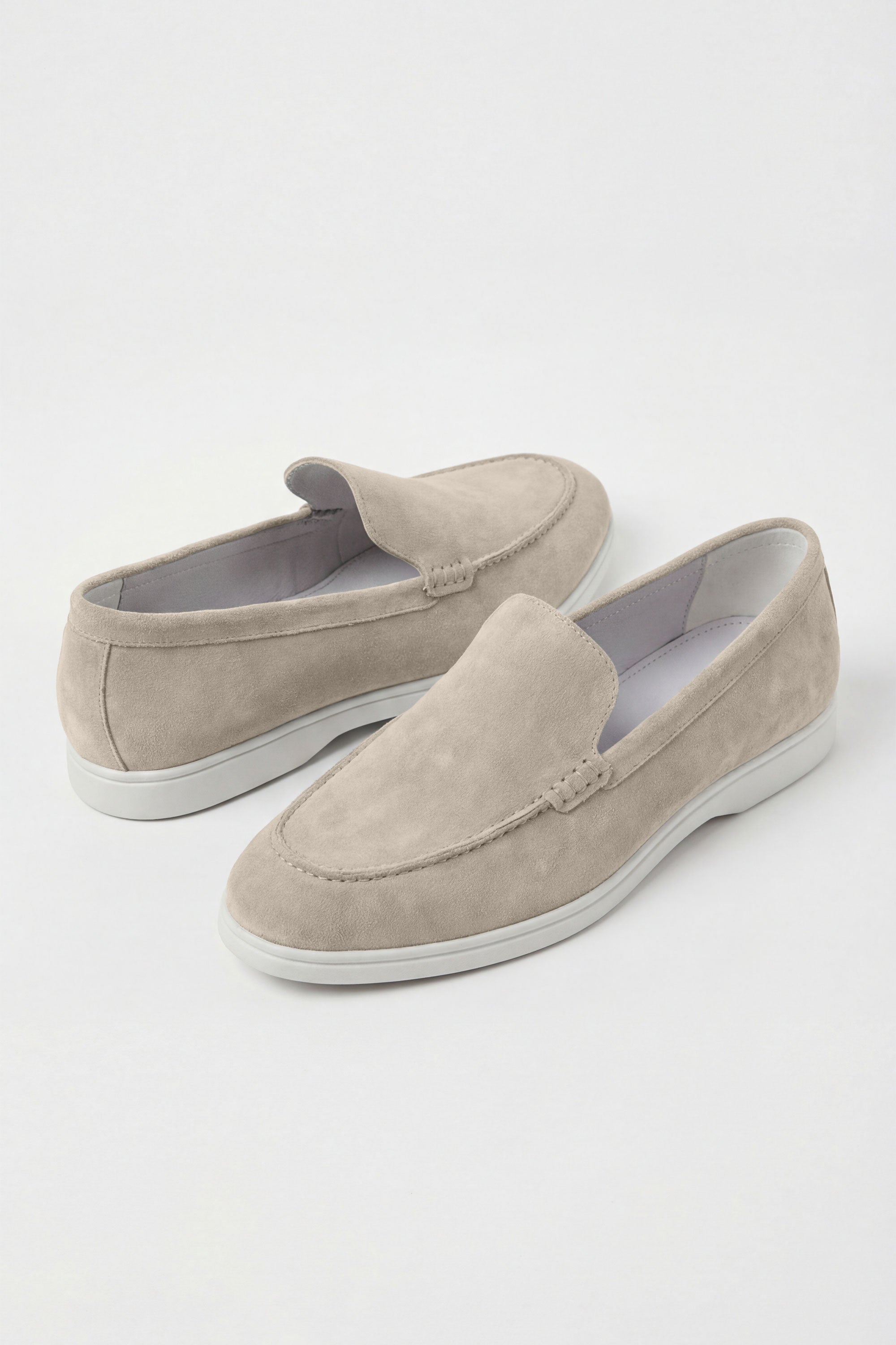 Vercate - Suède Loafer - Herenschoen - Instappers - Italiaans Leer - Heren Schoenen - Beige