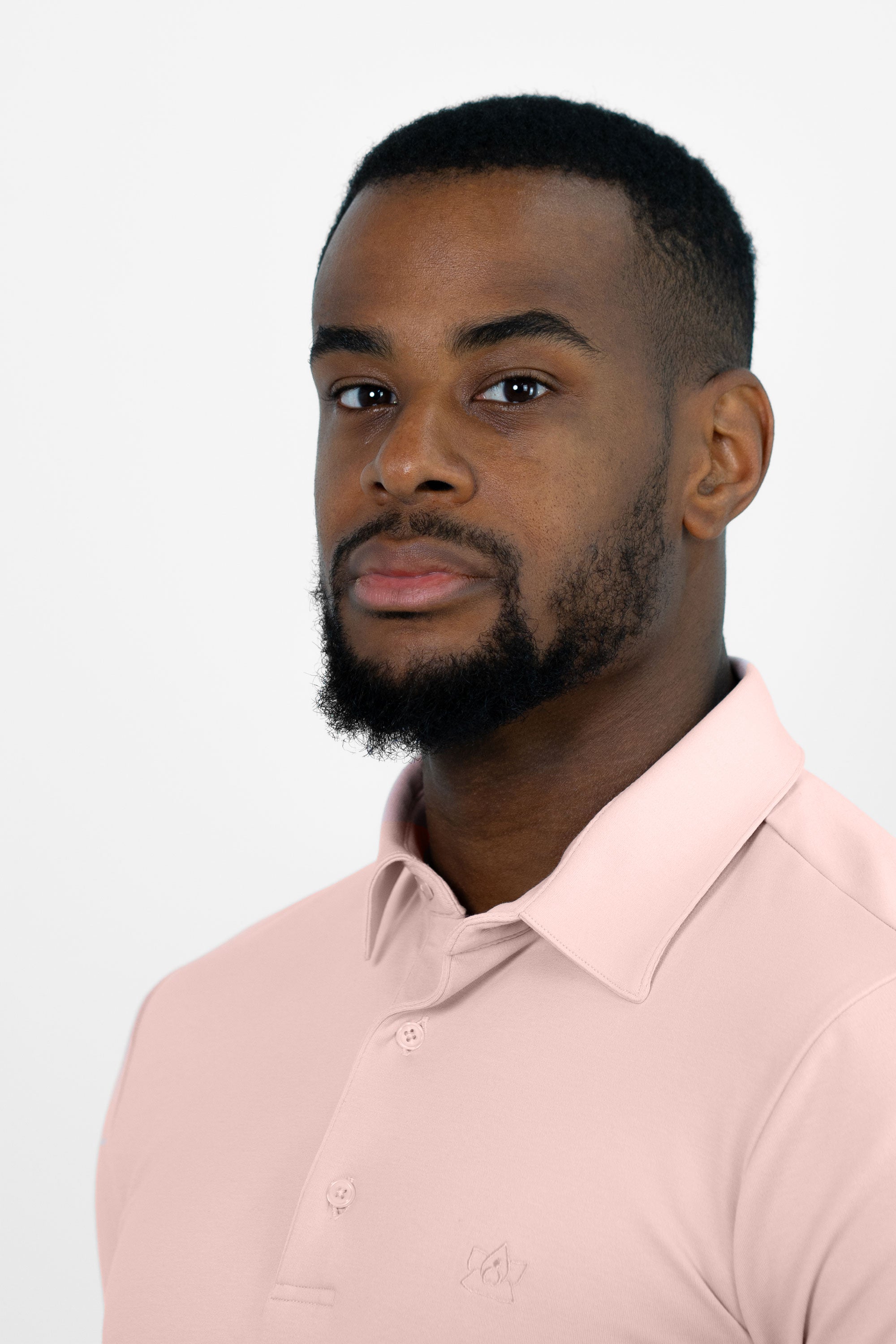Strijkvrij Poloshirt - Roze