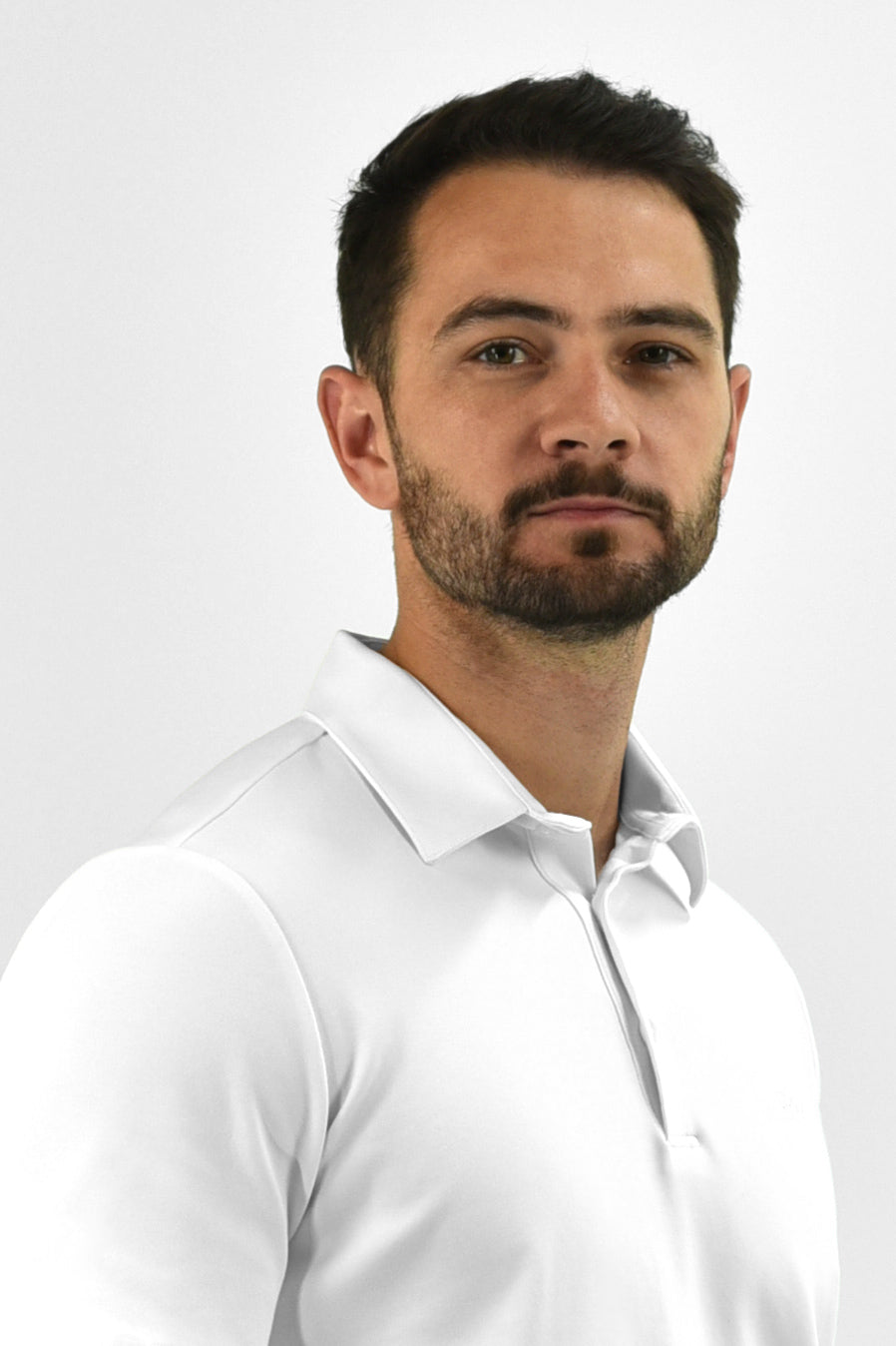 Vercate - Heren Polo Korte Mouw - Strijkvrij Poloshirt - Wit - Slim Fit - Excellent Katoen