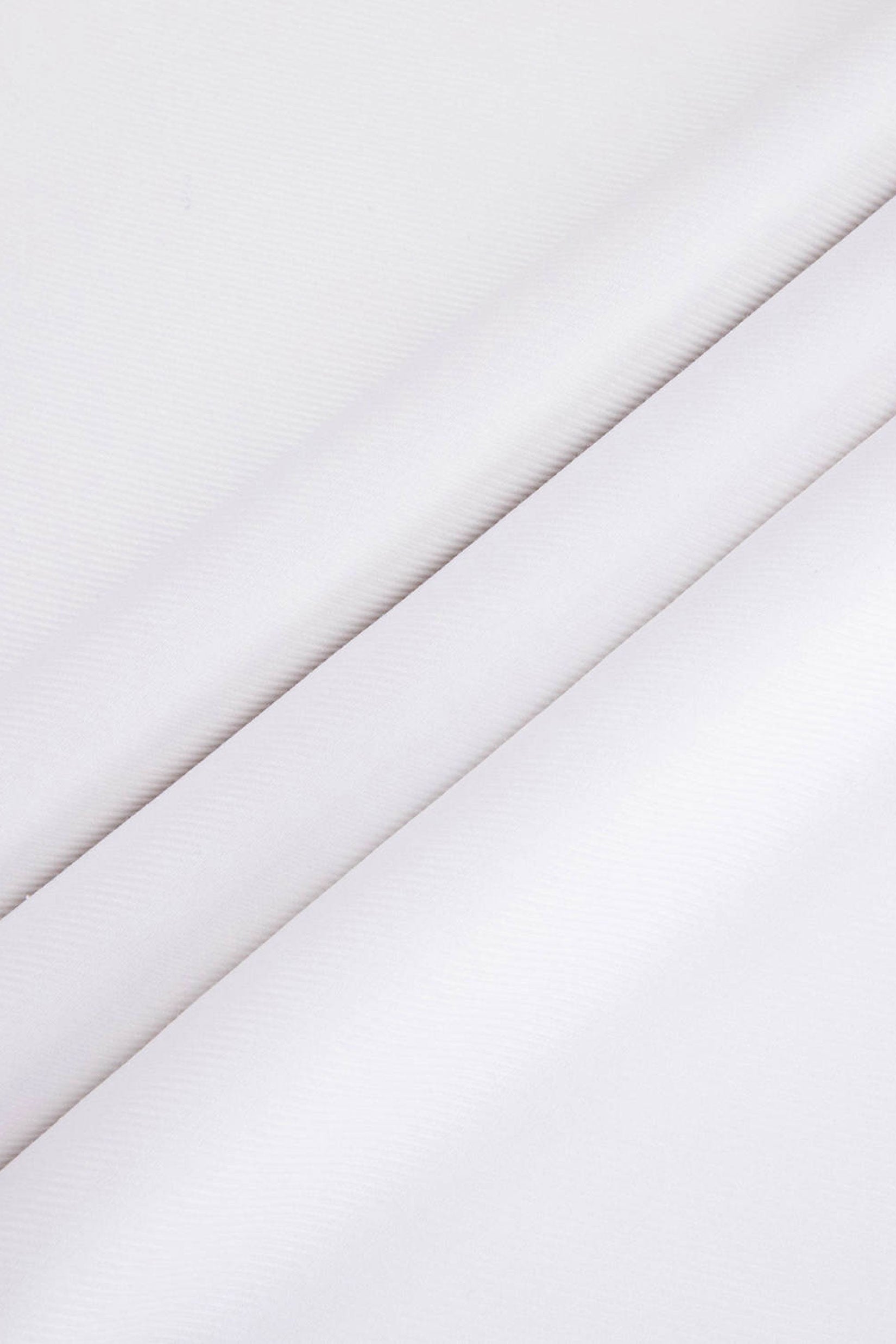 Strijkvrij Overhemd - Wit Twill