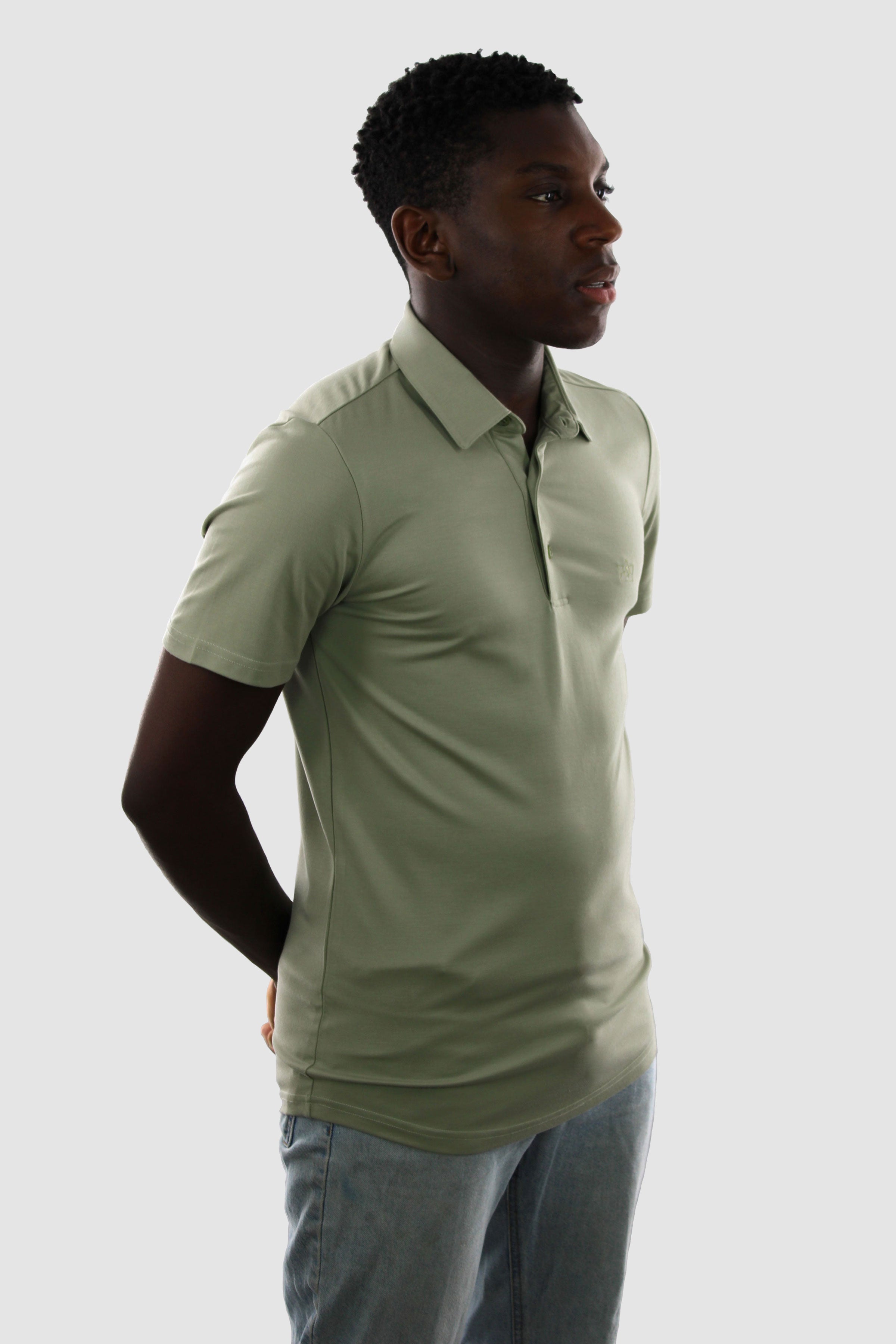 Strijkvrij Poloshirt - Groen