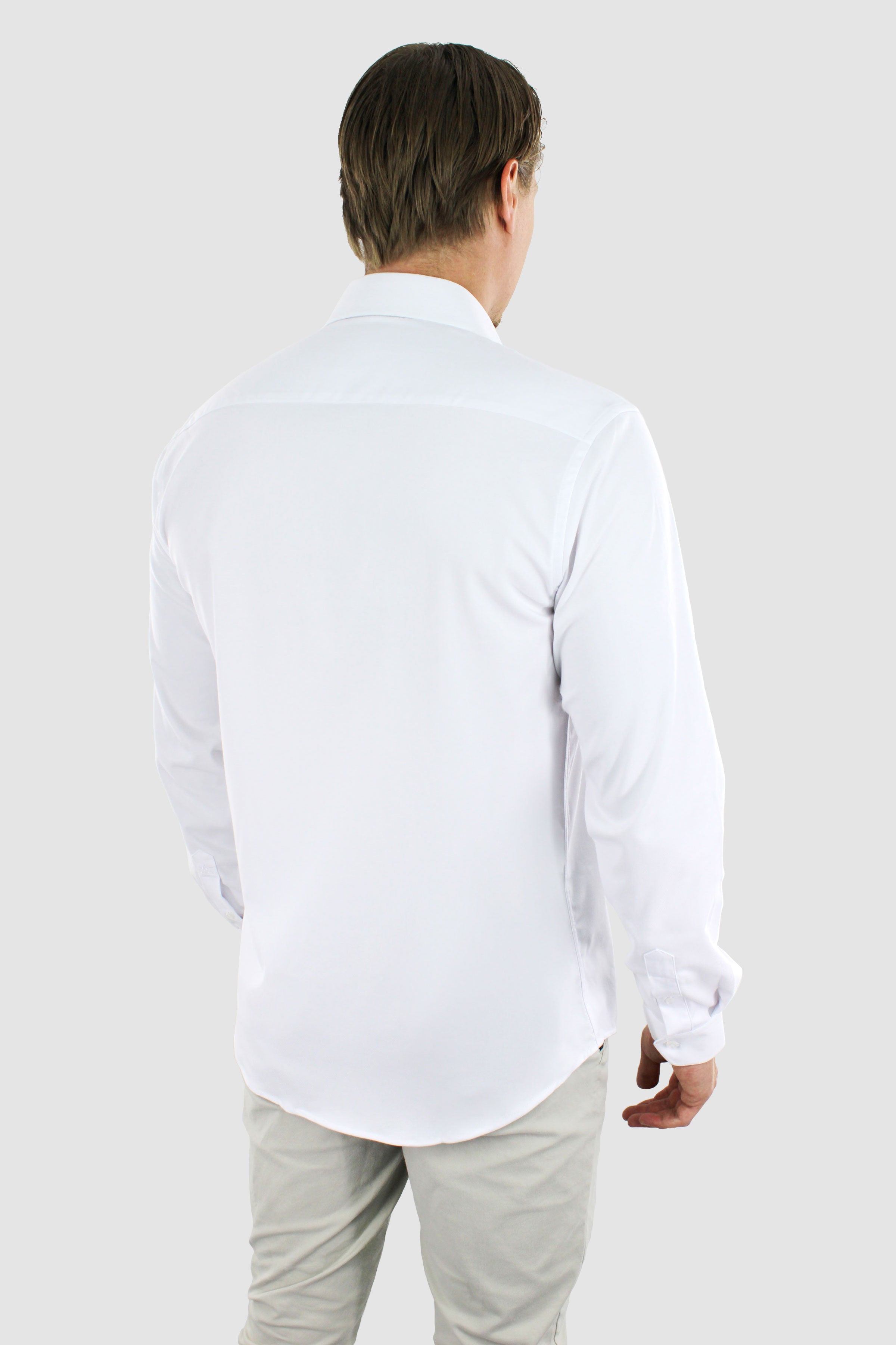 Kreukvrij Overhemd - Wit Bamboe