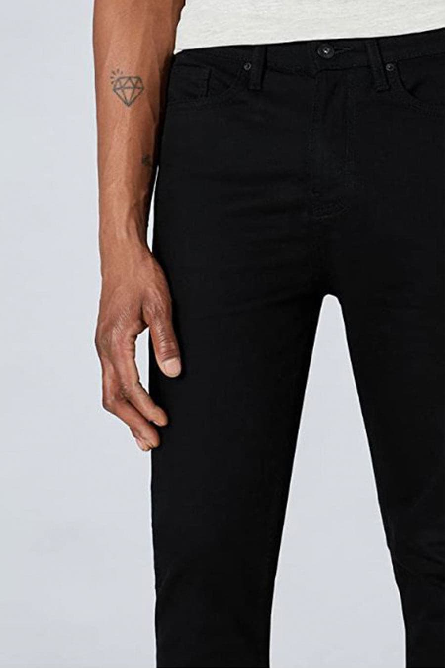Slim Fit Jeans - Zwart - broeken - Vercate - Vercate - Overhemden - Strijkvrije overhemden - Heren