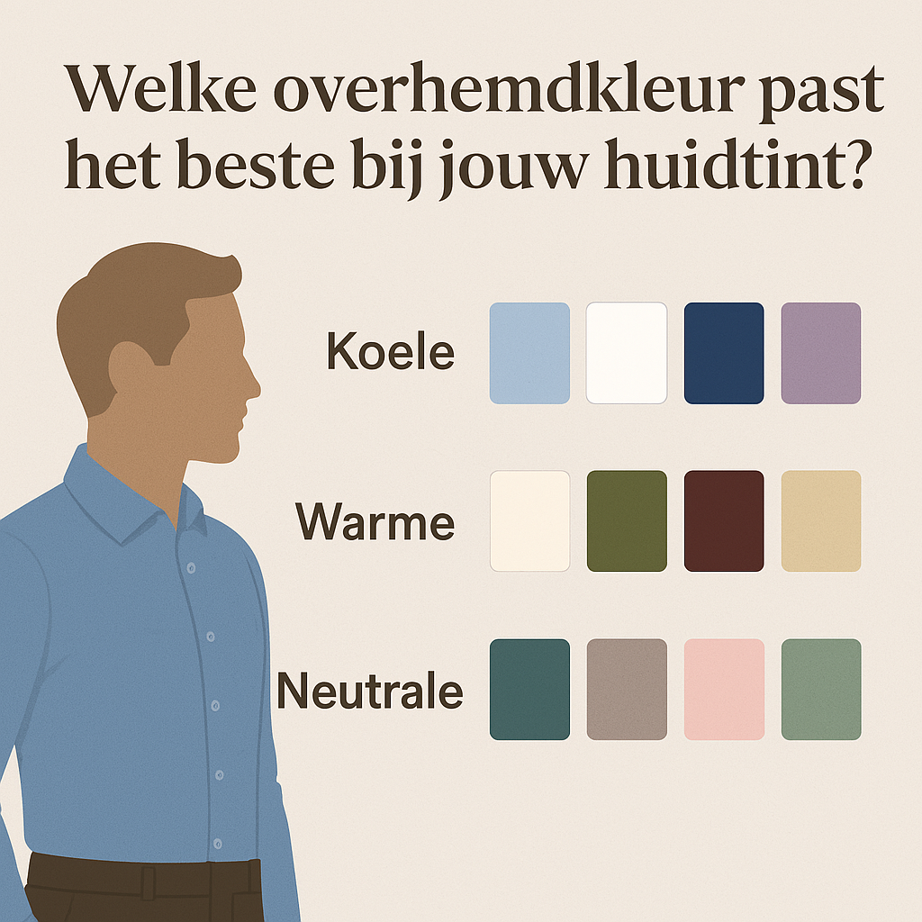 Welke overhemdkleur past het beste bij jouw huidtint?