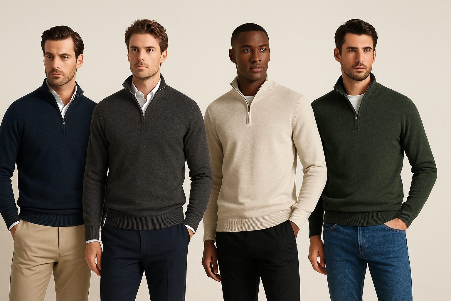 Hoe style je een half-zip trui voor elke gelegenheid?