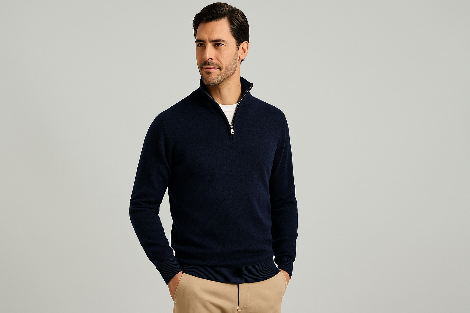 Wat is een half-zip trui en hoe draag je hem?