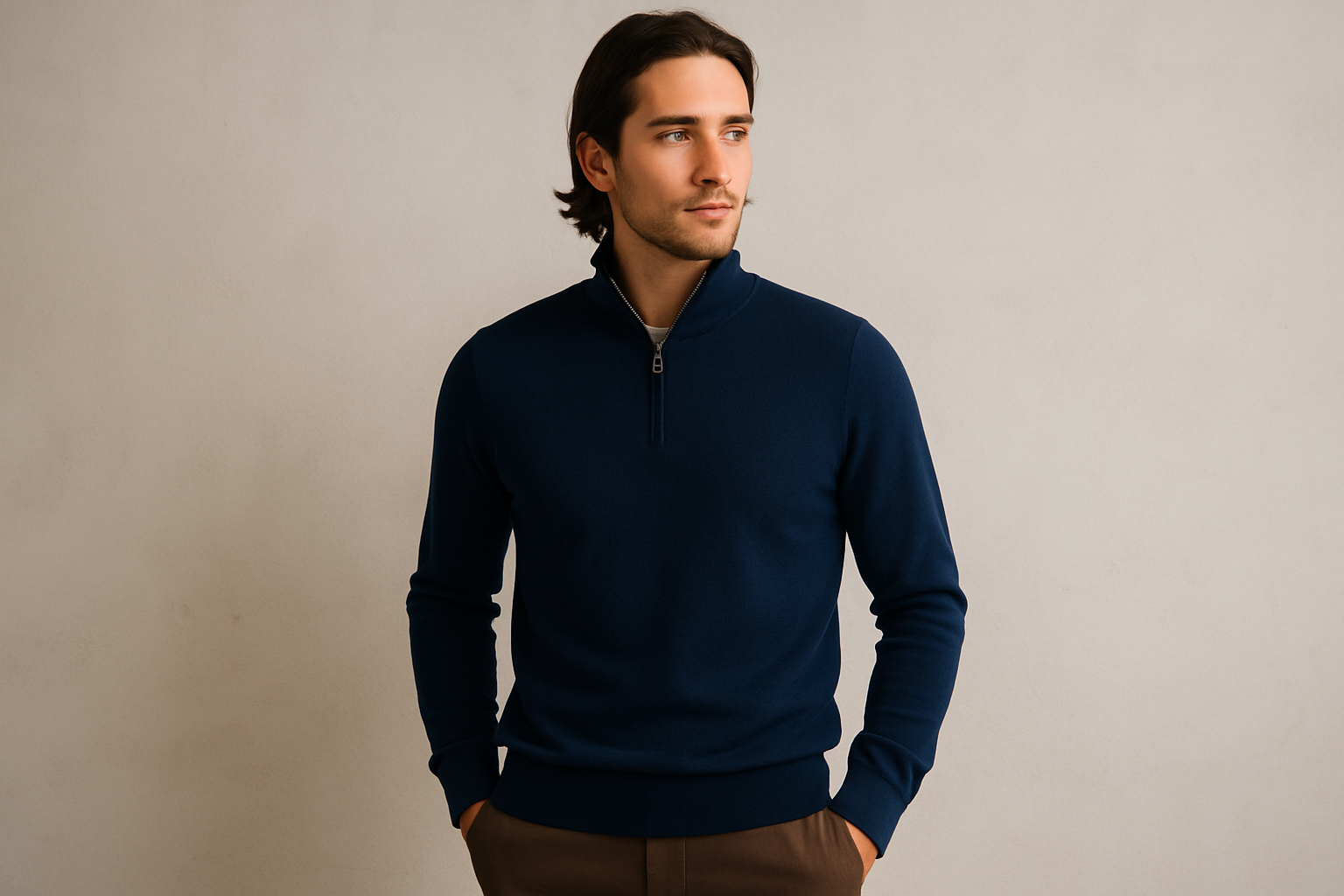 De voordelen van een half-zip trui voor mannen
