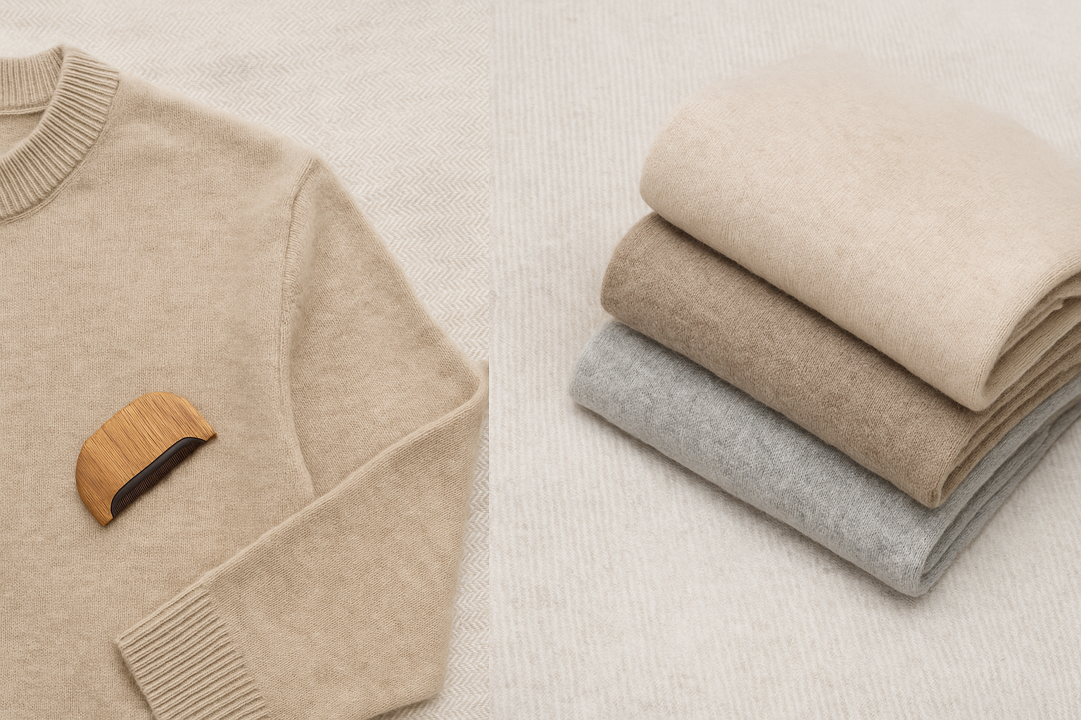 Hoe onderhoud je een cashmere trui?