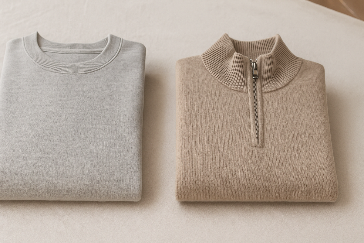 Wat maakt een cashmere zipper beter dan een gewone sweater?