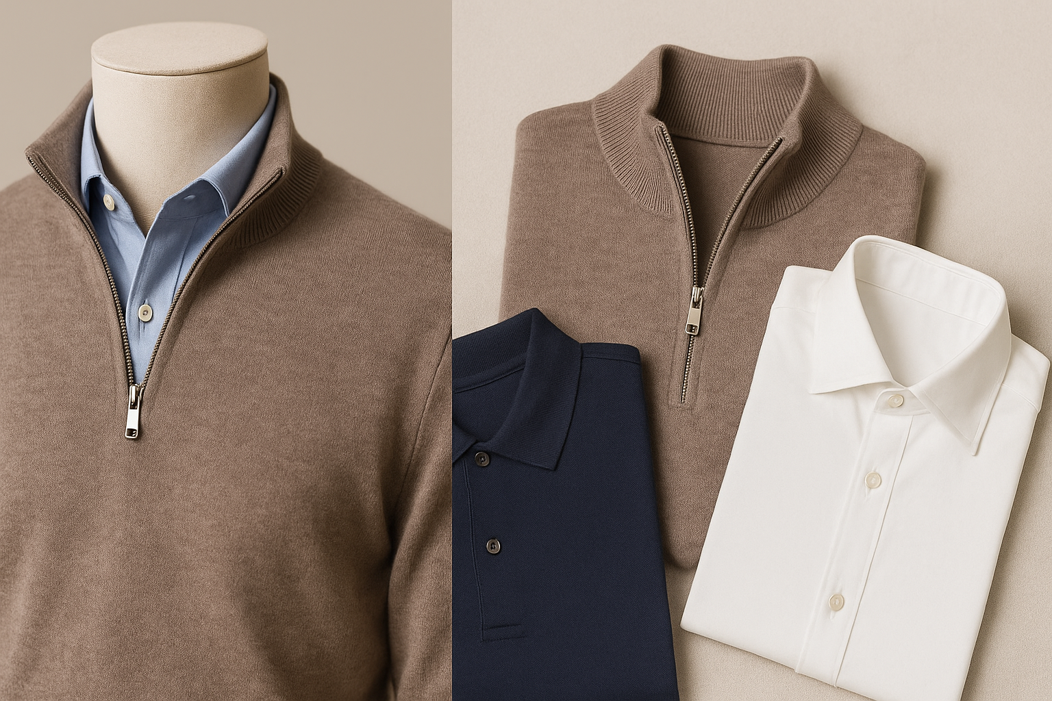 Wat zijn de voordelen van een half-zip sweater?