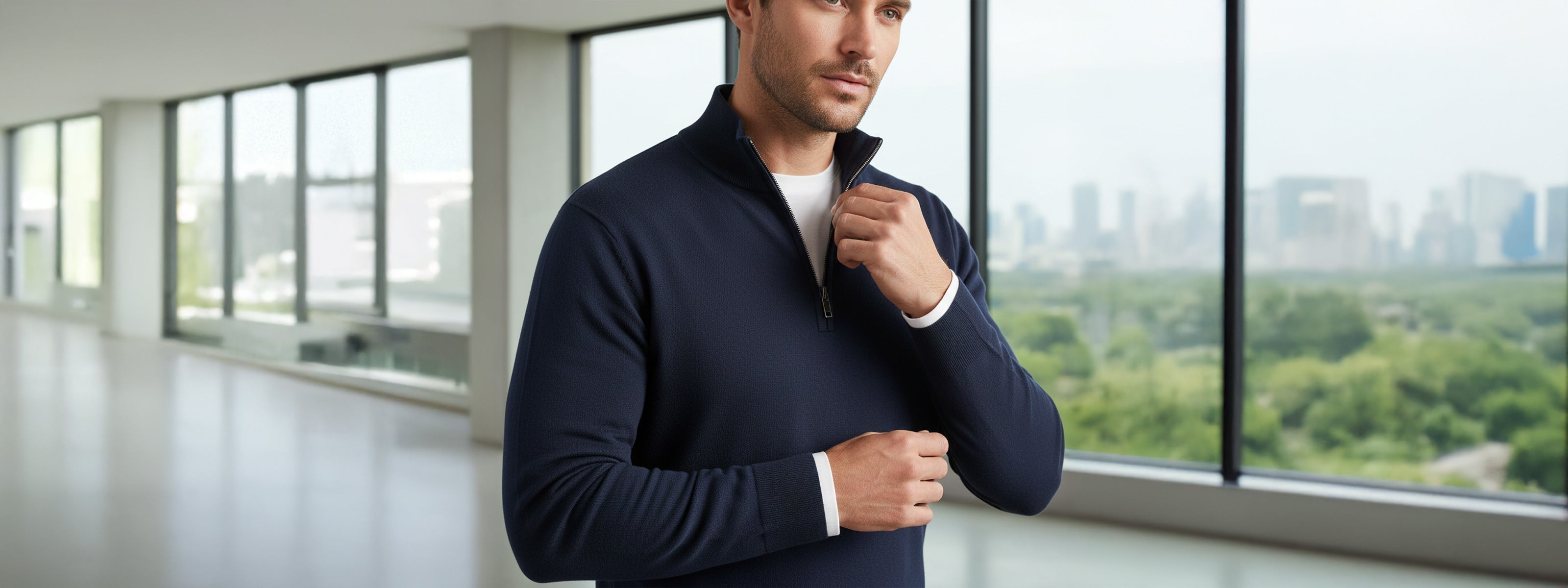 Rits Omhoog, Rits Omlaag: De 3 gouden regels voor het dragen van de Half-Zip kraag