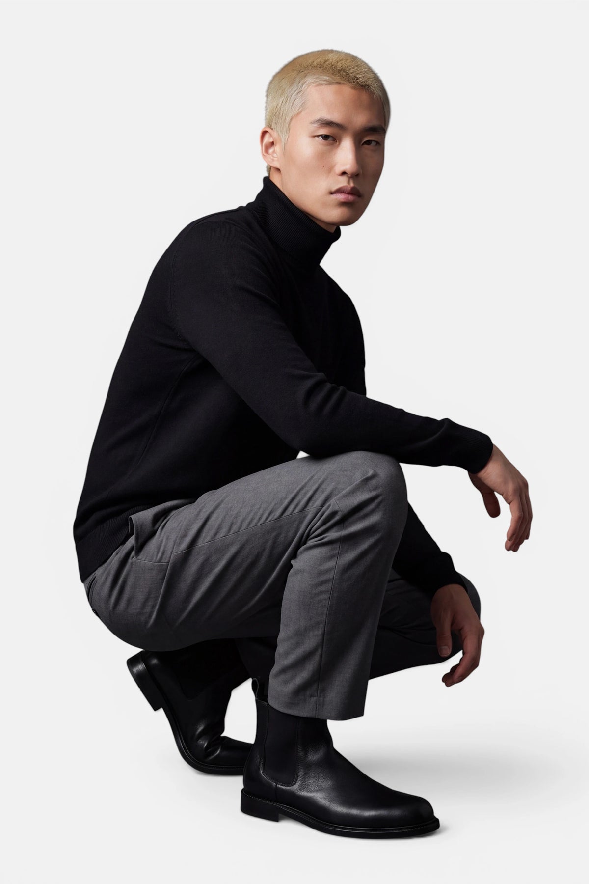 Vercate - Coltrui Heren - Zwart - Cashmere Blend - Pullover - Regular Fit