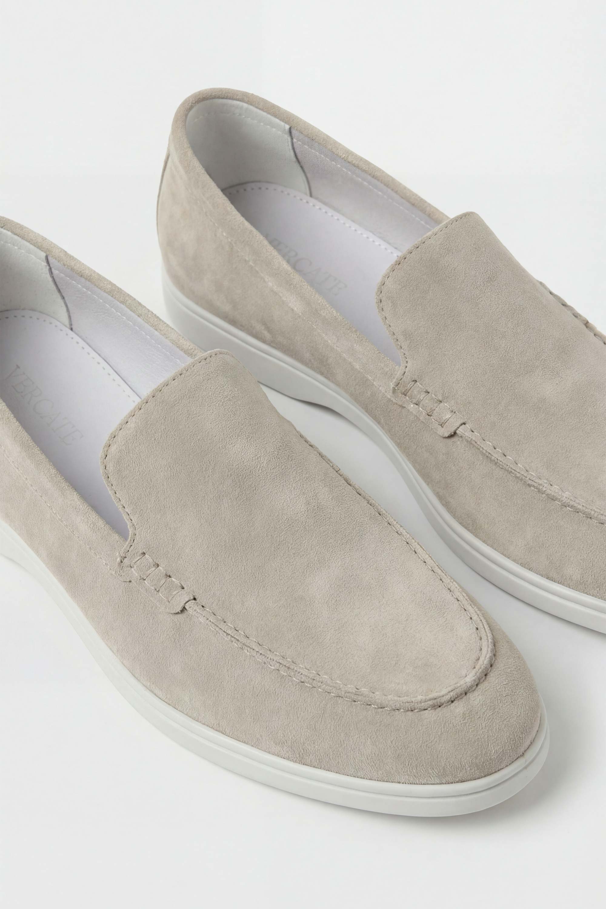 Vercate - Suède Loafer - Herenschoen - Instappers - Italiaans Leer - Heren Schoenen - Beige