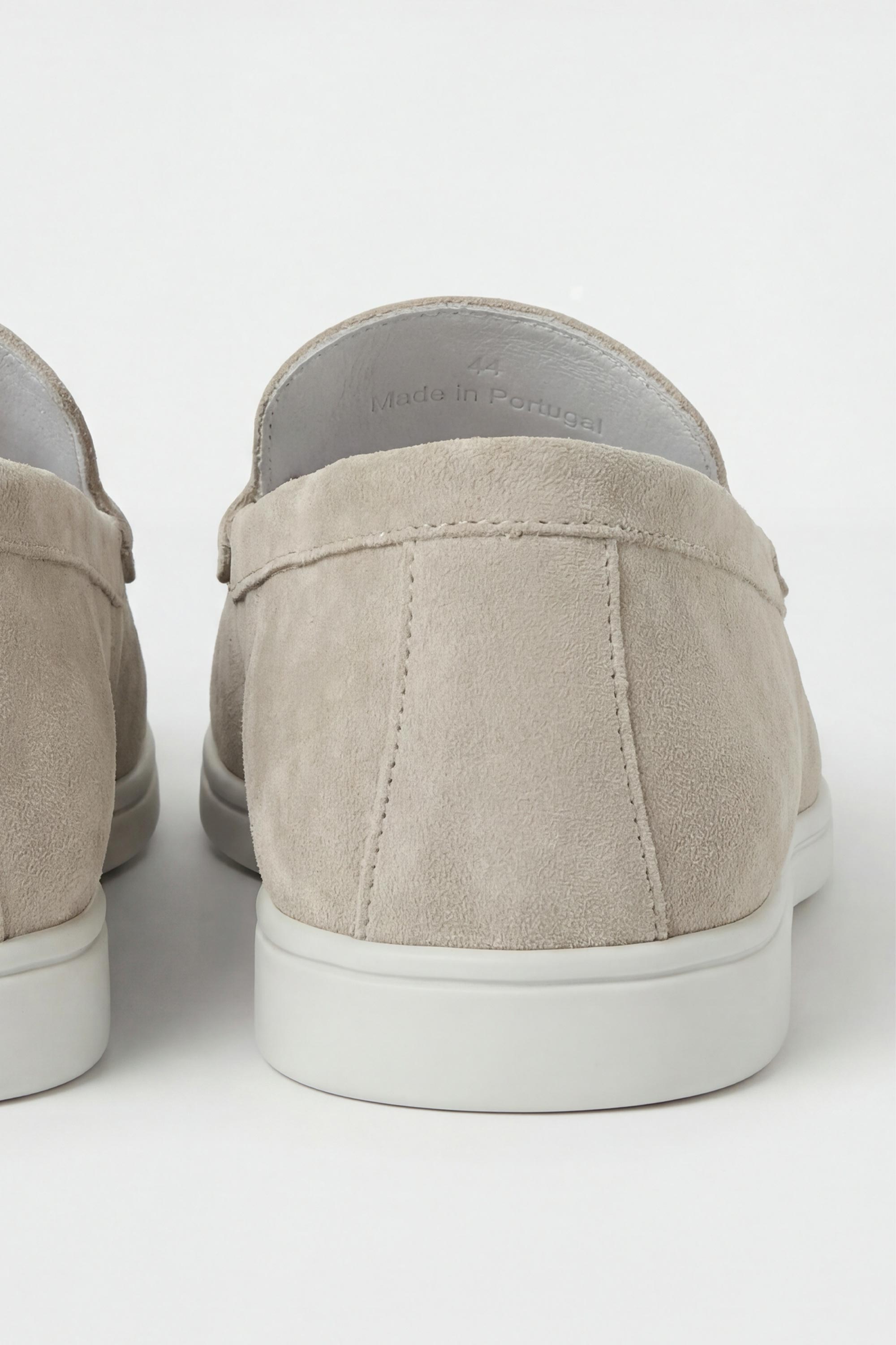 Vercate - Suède Loafer - Herenschoen - Instappers - Italiaans Leer - Heren Schoenen - Beige