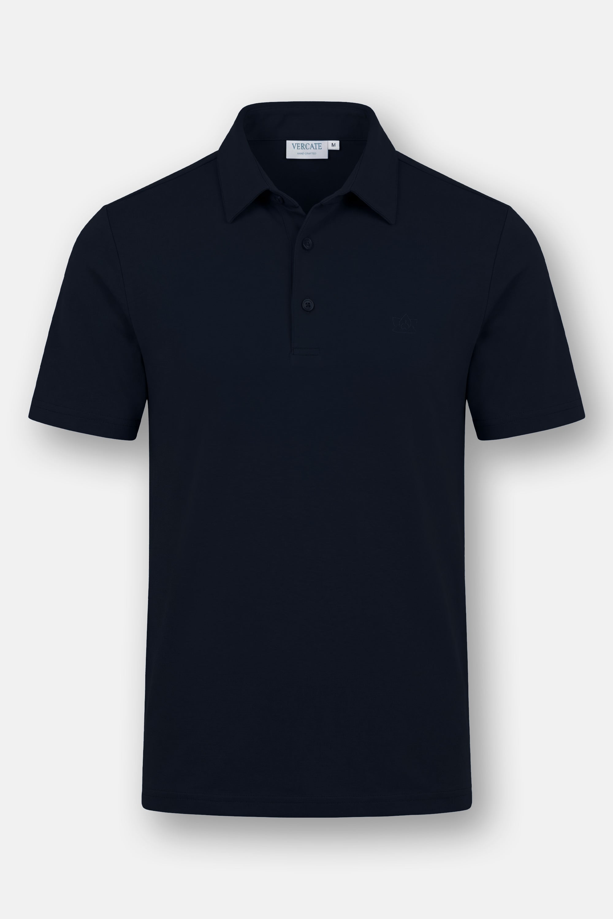 Vercate - Non-Iron Short Sleeve Polo Shirt - Grey - Men