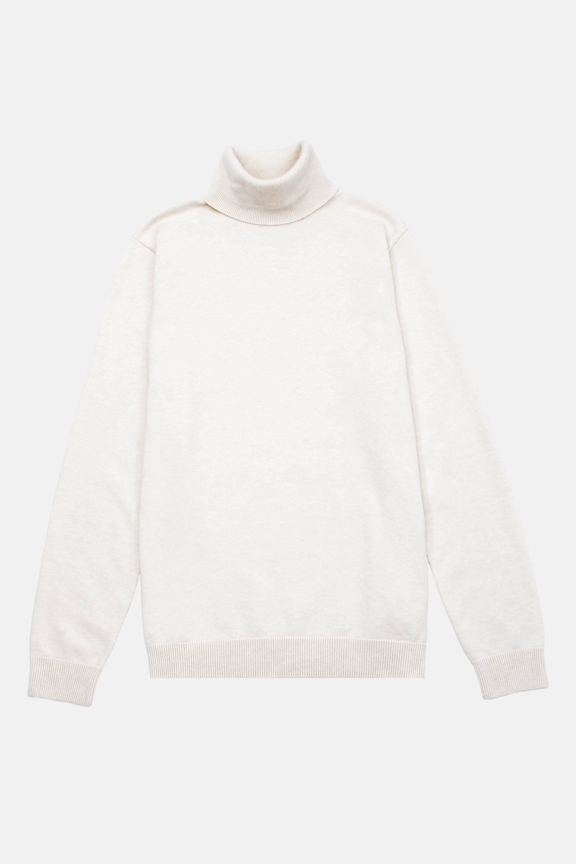 Vercate - Luxe Coltrui - Off White / Gebroken Wit - Regular Fit - Knit Heren Pullover / Sweater / Trui