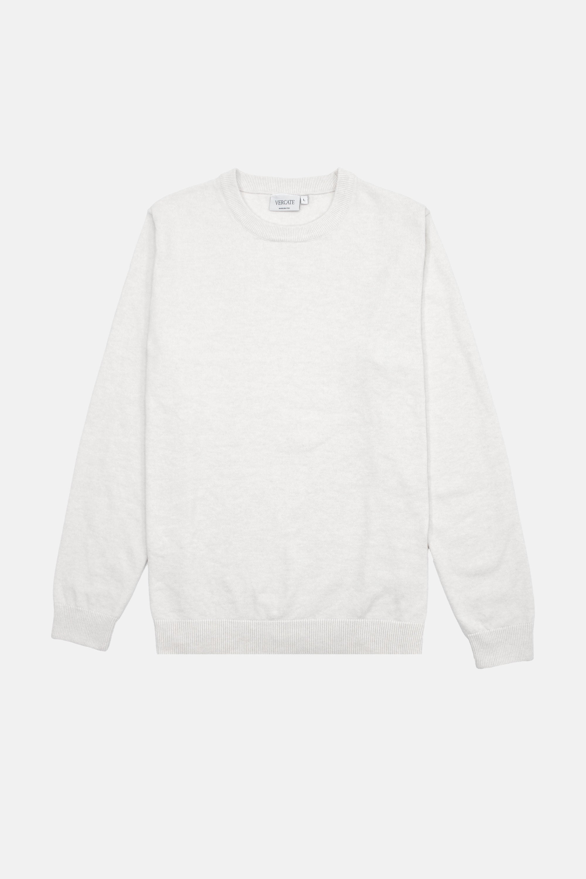 Vercate - Luxe Crewneck Pullover - Off White / Gebroken Wit - Regular Fit - Knit Heren Sweater / Trui S M L XL XXL