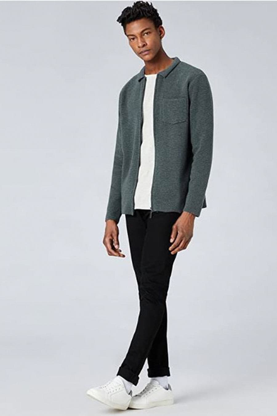 Slim Fit Jeans - Zwart - broeken - Vercate - Vercate - Overhemden - Strijkvrije overhemden - Heren